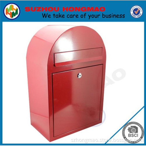 Red Wall Mounted Out Door GS Mailbox